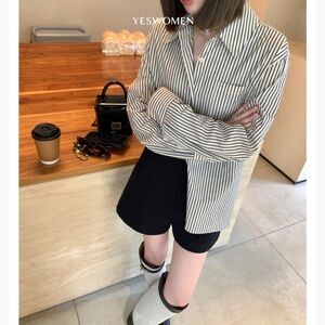 Boutique vertical stripe Shirt